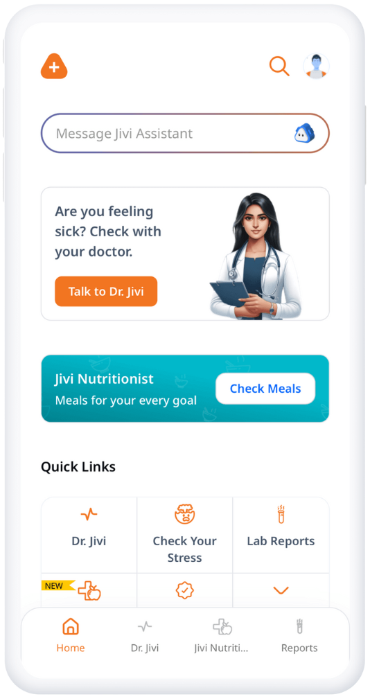 Jivi AI mobile application